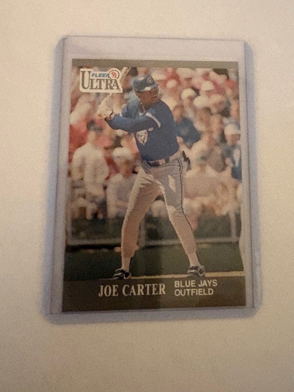 Toronto Blue Jays Joe Carter Fleer 1991